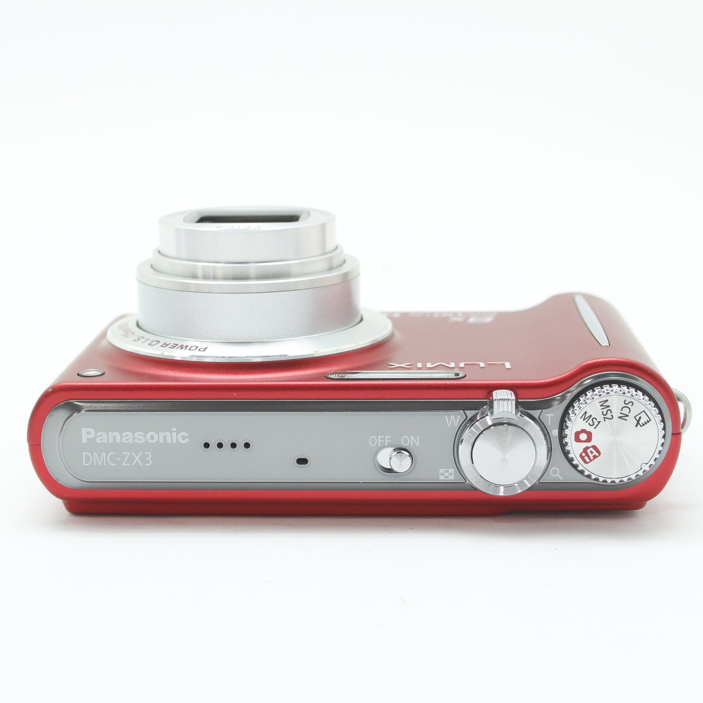 中古 Panasonic LUMIX DMC-ZX3 レッド