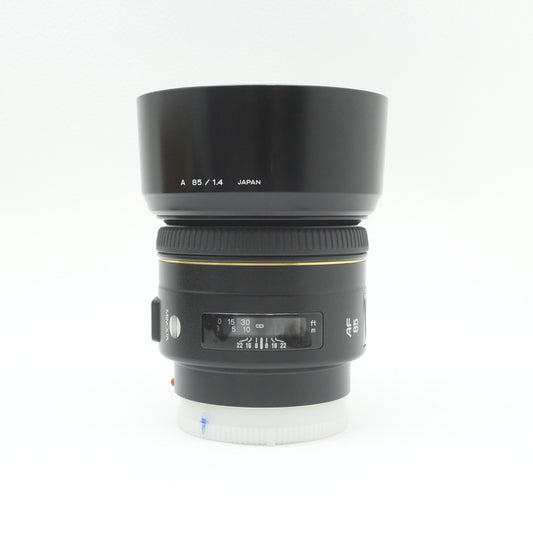 中古 MINOLTA AF 85mm F1.4 【12月6日(土) YouTube生配信でご紹介】