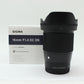 中古 SIGMA 16mm F1.4 DC DN(Eマウント)