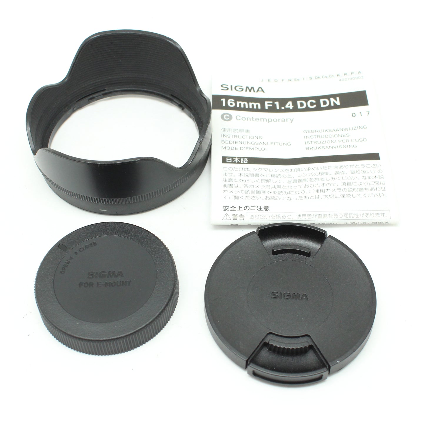 中古 SIGMA 16mm F1.4 DC DN(Eマウント)