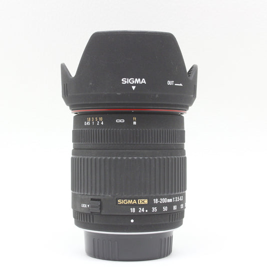 中古 SIGMA 18-200mm F3.5-6.3 DC (PENTAX用）