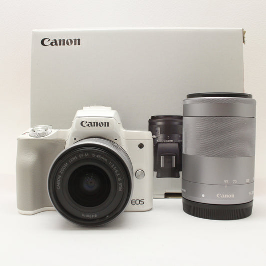 中古 Canon EOS Kiss M ダブルズームキット