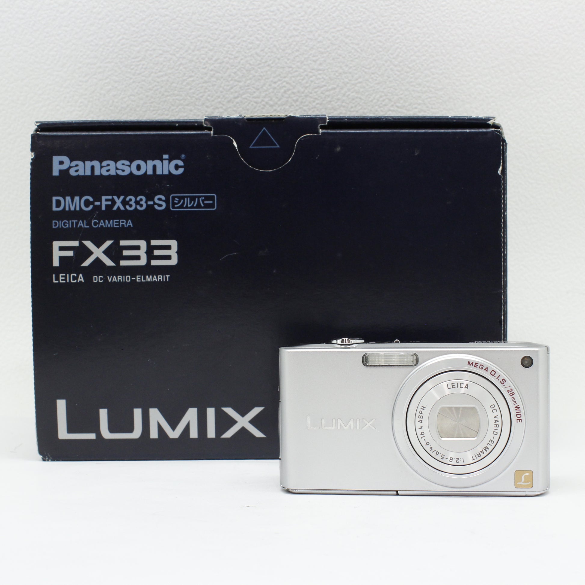 LUMIX fx33 ホワイト　付属品、箱　　SDカード付き 中古 Panasonic LUMIX FX33