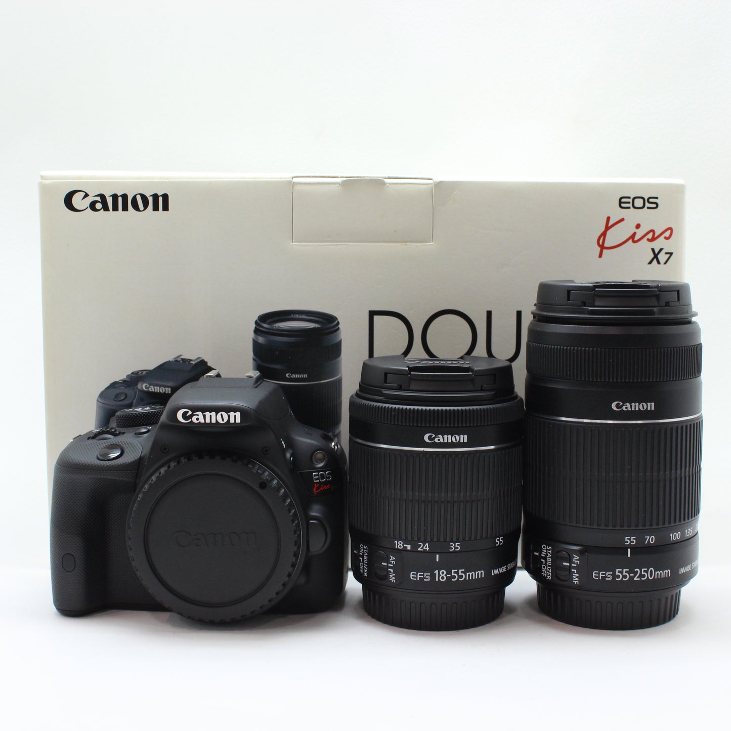 中古 Canon EOS Kiss X7 ダブルズームキット
