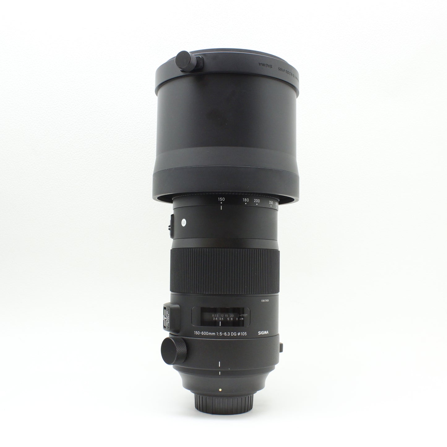 中古 SIGMA 150-600mm F5-6.3 DG OS HAM Sports (Nikon用) テレコン付き　【2月14日(土) YouTube生配信でご紹介】