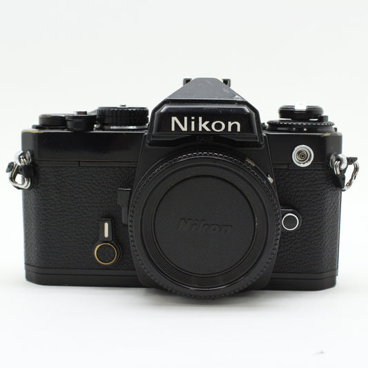 中古 Nikon FE ブラック (MD-12付き) 【3月24日(火) YouTube生配信でご紹介】
