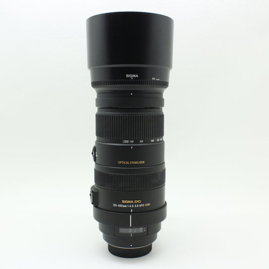 中古 SIGMA APO 120-400mm F4.5-5.6 DG OS HSM (ペンタックス用)