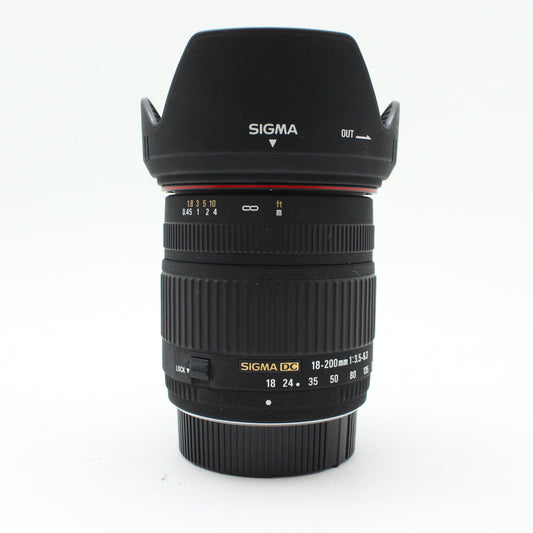 中古 SIGMA 18-200mm F3.5-6.3 DC (PENTAX用)