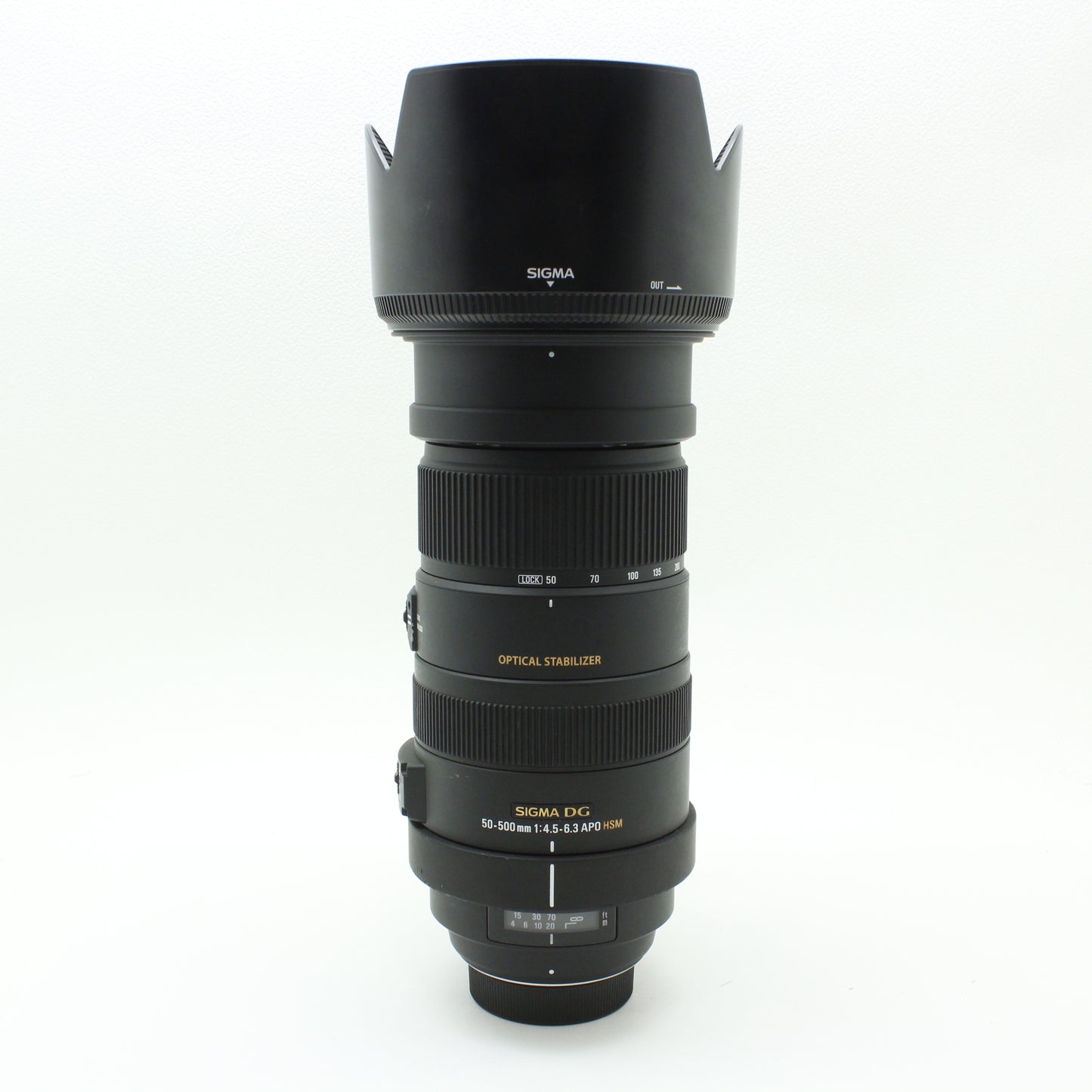 中古 SIGMA  50-500mm F4.5-6.3 APO DG OS HSM (Nikon用)【6月13日(土) YouTube生配信でご紹介】