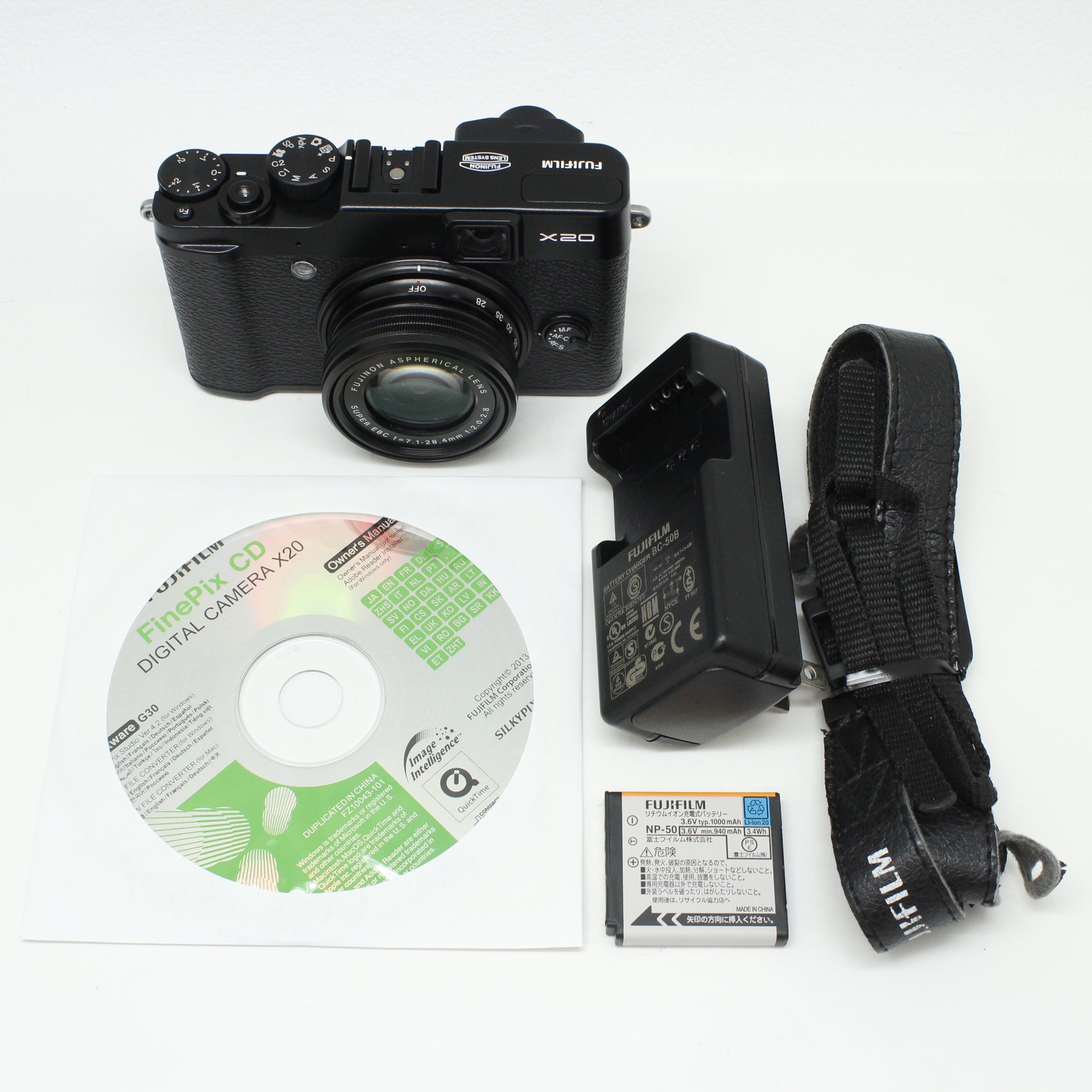 【値下げ】FUJIFILM X20＋純正＆高品質アクセサリーセット・レトロ感 fujifilm x20 中古 中古 フジフイルム EF-X20 クリップ オン
