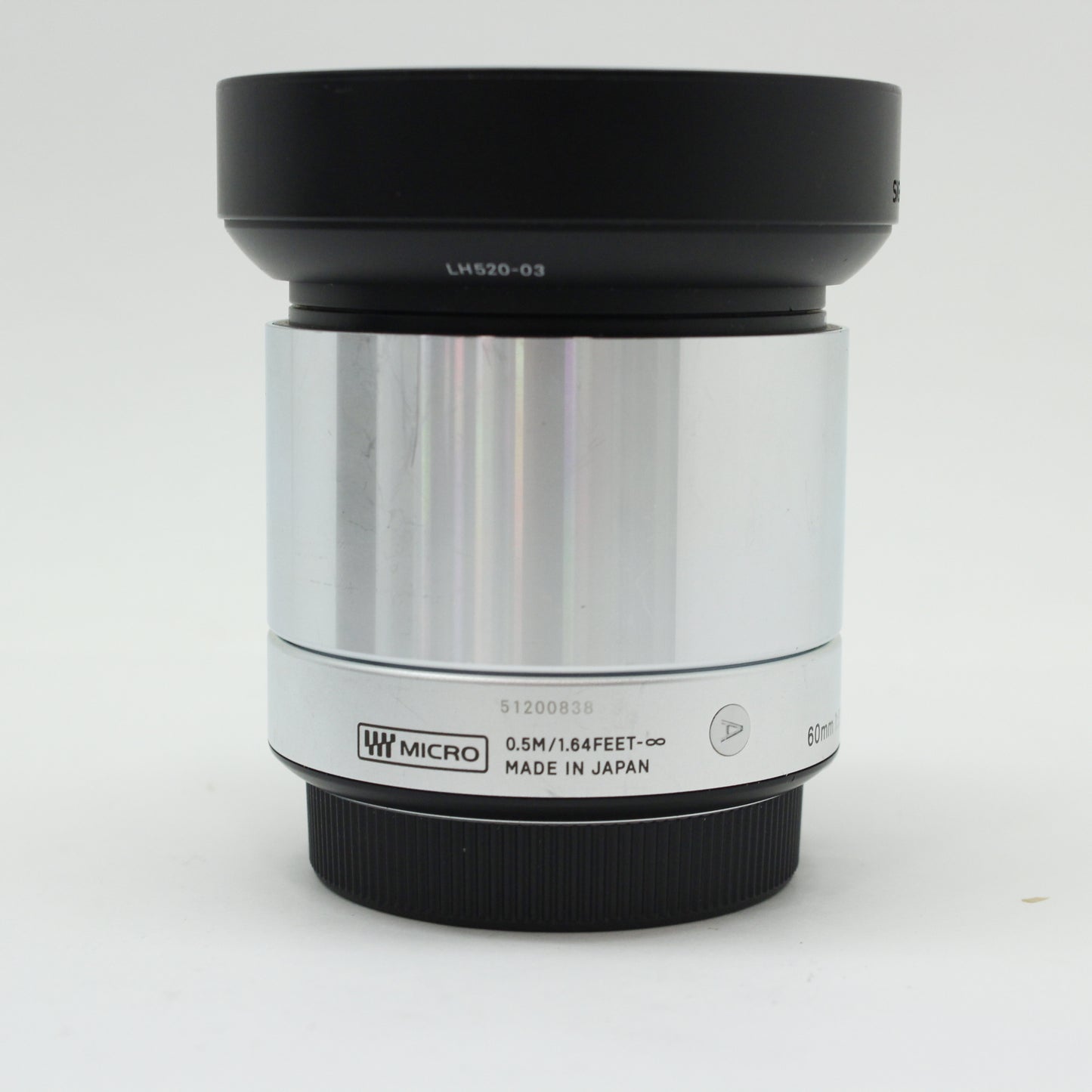 中古 SIGMA 60mm F2.8 DN シルバー (マイクロフォーサーズ)