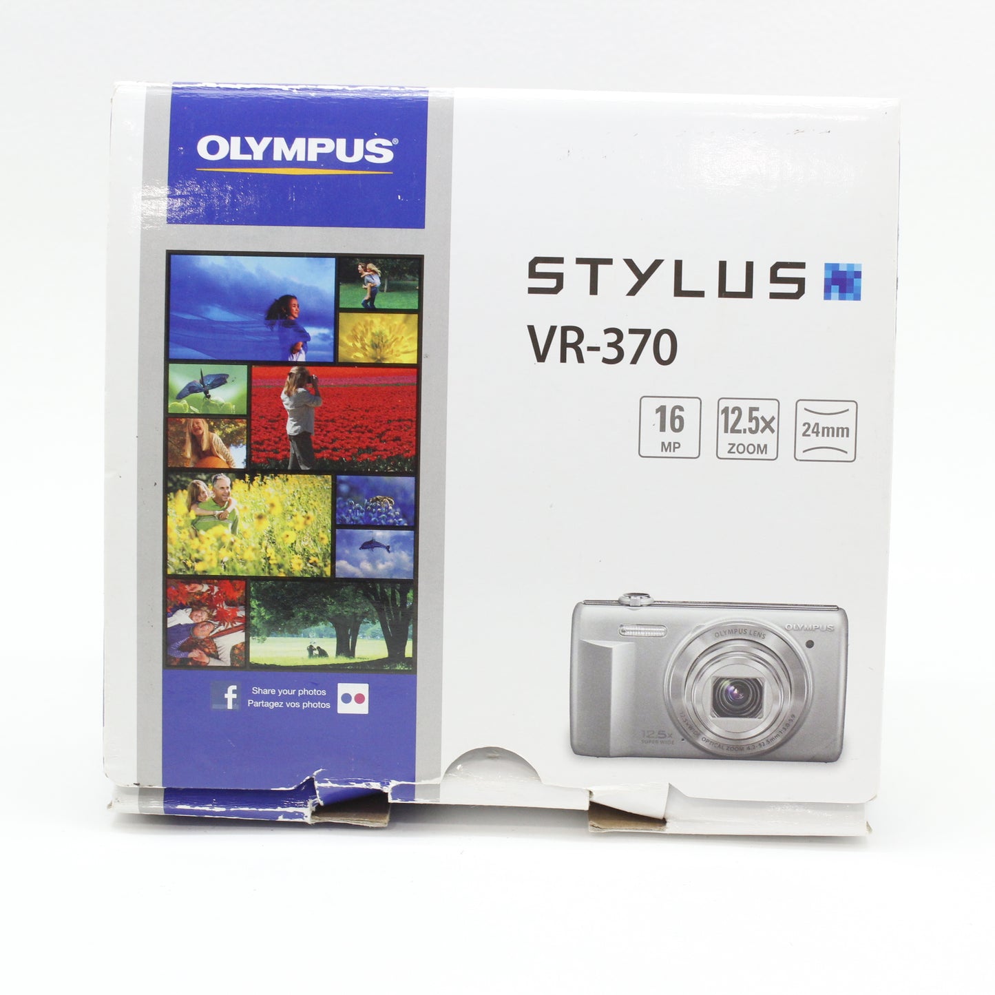 中古 OLYMPUS STYLUS VR-370 レッド