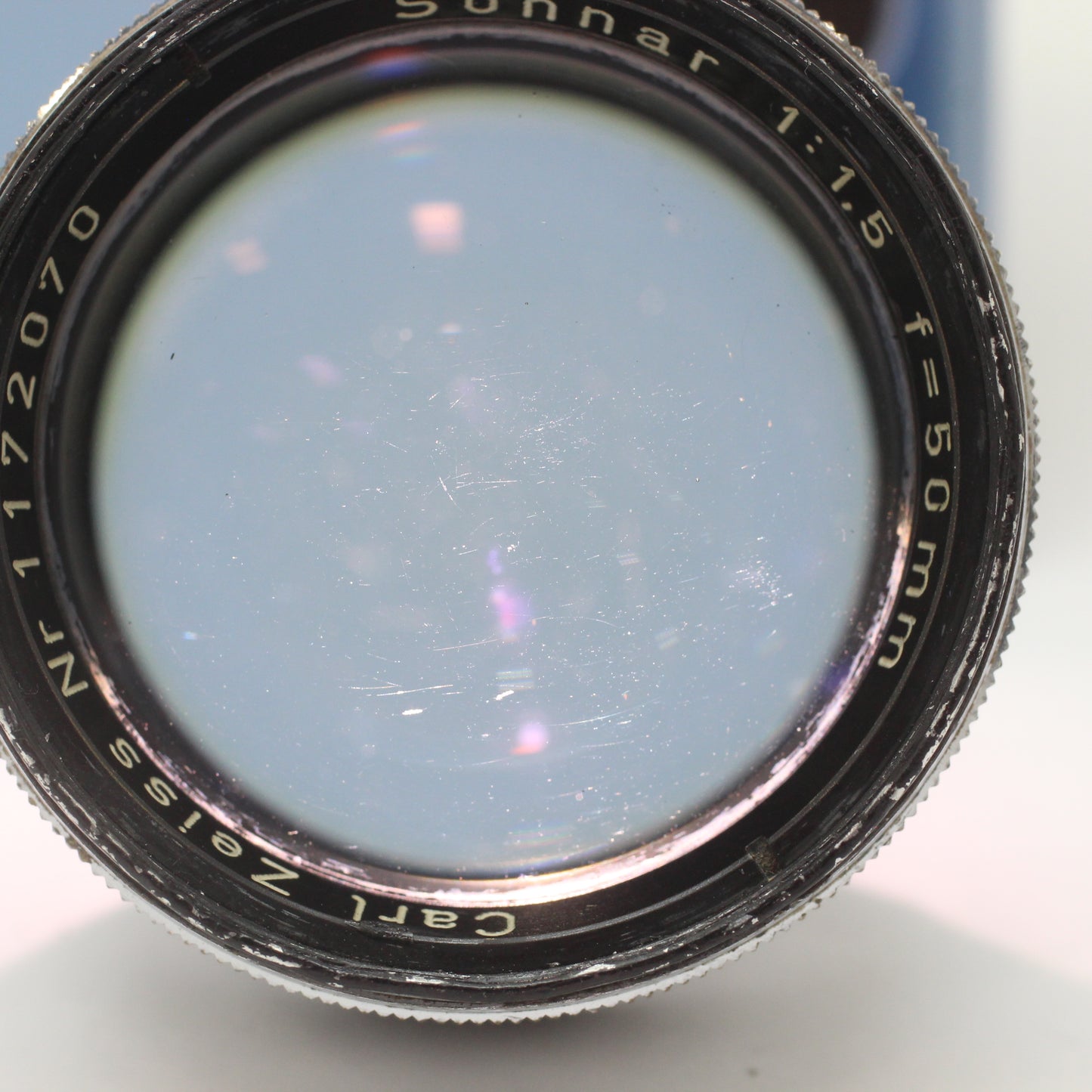 中古 Carl Zeiss Sonnar 50mm F1.5 (旧コンタックスC)【5月30日(土) YouTube生配信でご紹介】