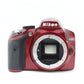 中古 Nikon D3200 レッド