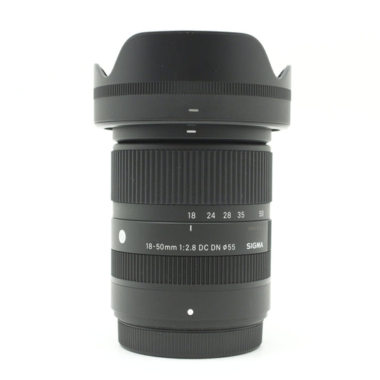 中古 SIGMA 18-50mm F2.8 DC DN (富士フィルム用）【6月6日(土) YouTube生配信でご紹介】