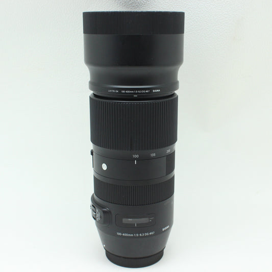 中古 SIGMA 100-400mm F5-6.3 DG OS HSM (キヤノン用)【6月13日(土) YouTube生配信でご紹介】