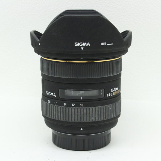 中古 SIGMA 10-20mm F4-5.6 DC(ニコン用)