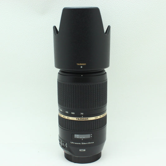中古 TAMRON SP 70-300mm F4-5.6 Di VC (キヤノン用) 　【6月13日(土) YouTube生配信でご紹介】