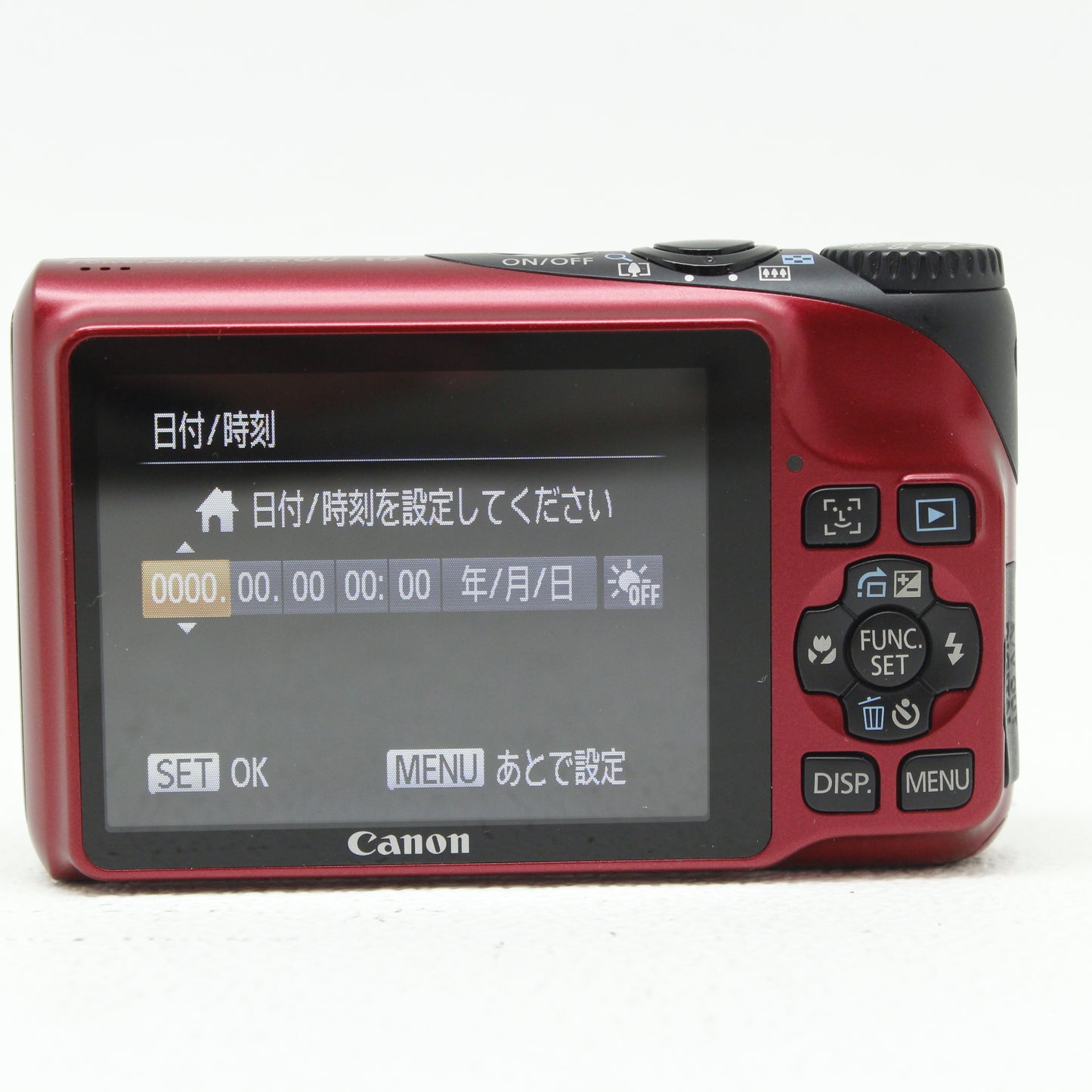 中古 Canon Power Shot A2200 レッド