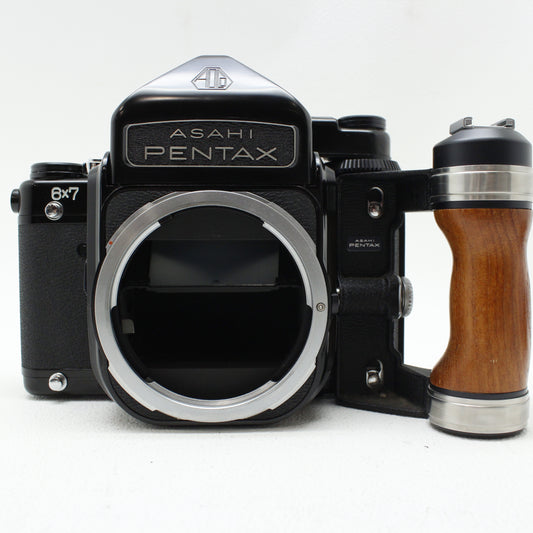 中古 PENTAX 6×7 ボディ AE ファインダー付【6月23日(火) YouTube生配信でご紹介】