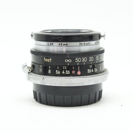 中古 Nikon W-NIKKOR 3.5cm f3.5【6月23日(火) YouTube生配信でご紹介】