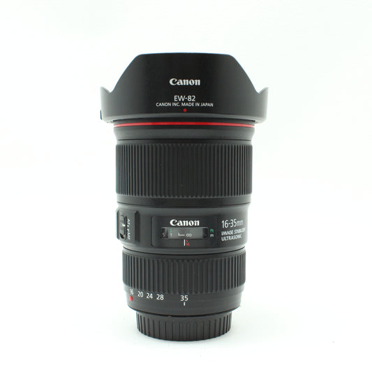 中古 Canon EF 16-35mm F4L IS USM 【6月27日(土) YouTube生配信でご紹介】