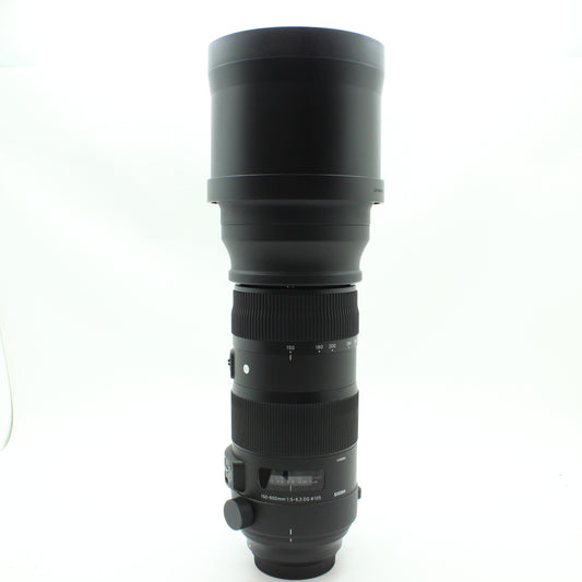 中古 SIGMA 150-600mm F5.6-6.3 DG Sport CanonEFマウント　【6月27日(土)YouTube生配信でご紹介】