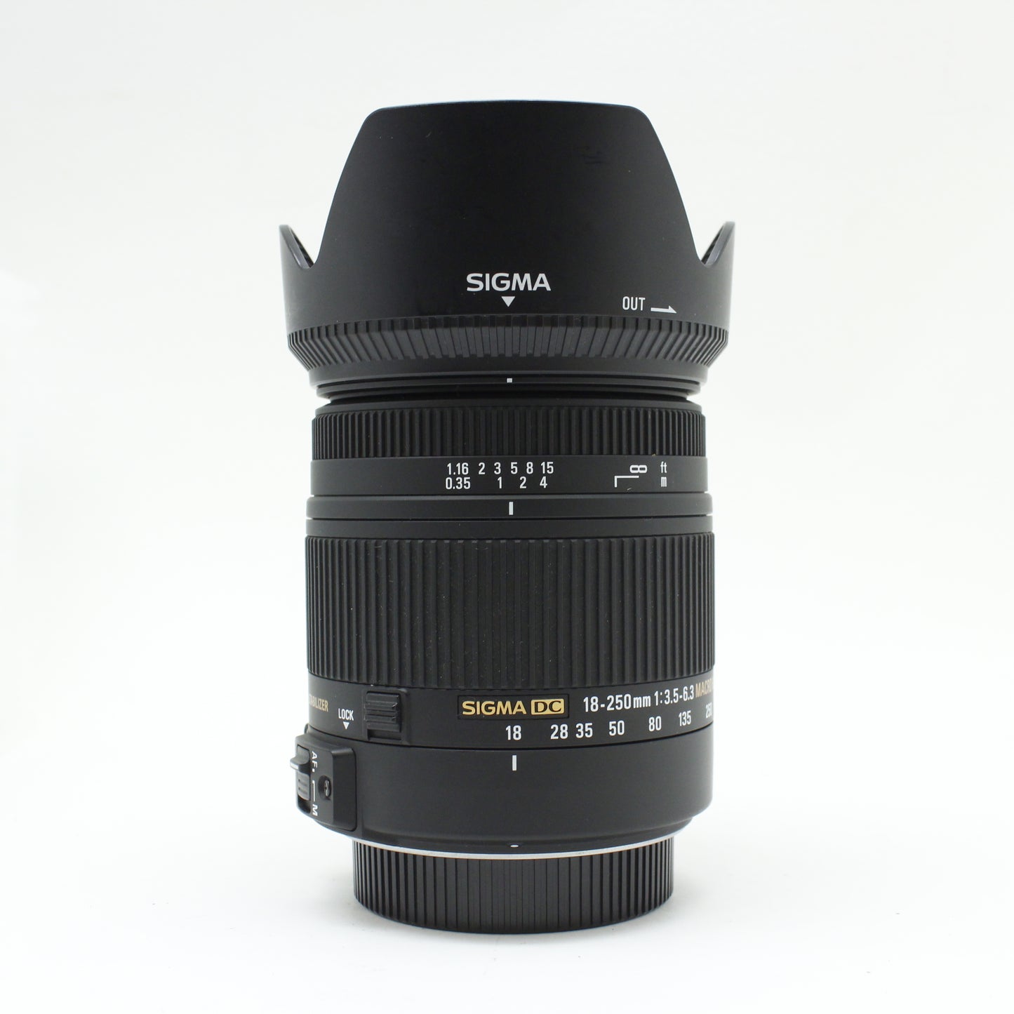 中古 SIGMA 18–250mm F3.5–6.3 DC MACRO OS (Nikon用)