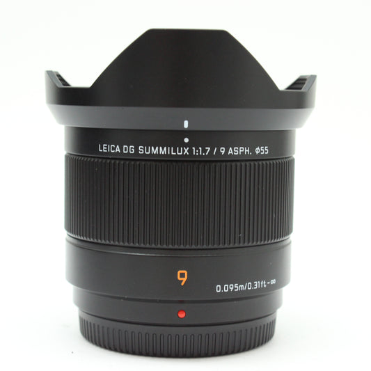 中古 Panasonic LEICA DG SUMMILUX 9mm F1.7 ASPH.