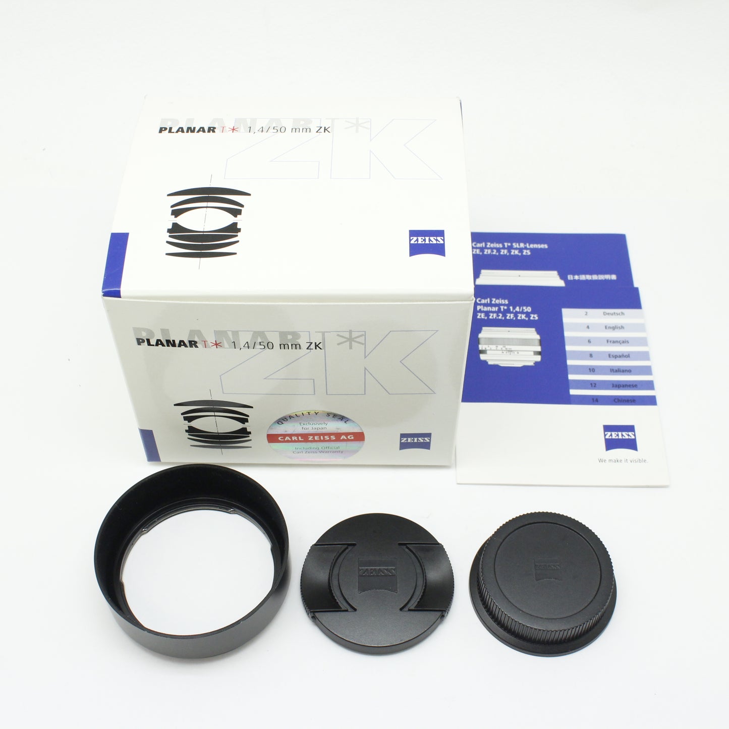 中古 Carl Zeiss Planar T* 50mm F1.4 ZK【7/11(土)youtube生配信でご紹介】