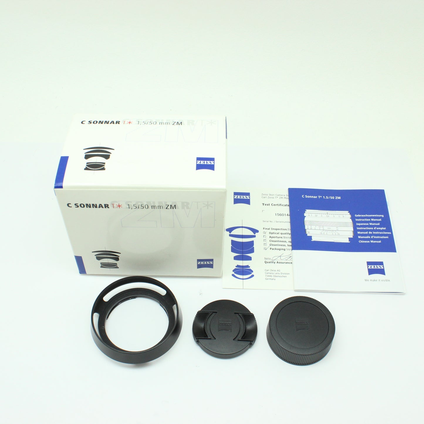 中古 Carlzeiss C SONNAR T* 50mm F1.5 ZM【7月18日(土)youtube生配信でご紹介】