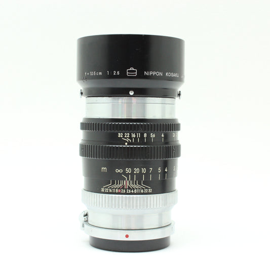 中古 Nikon NIKKOR-P 10.5cm F2.5【7/18(土)youtube生配信でご紹介】
