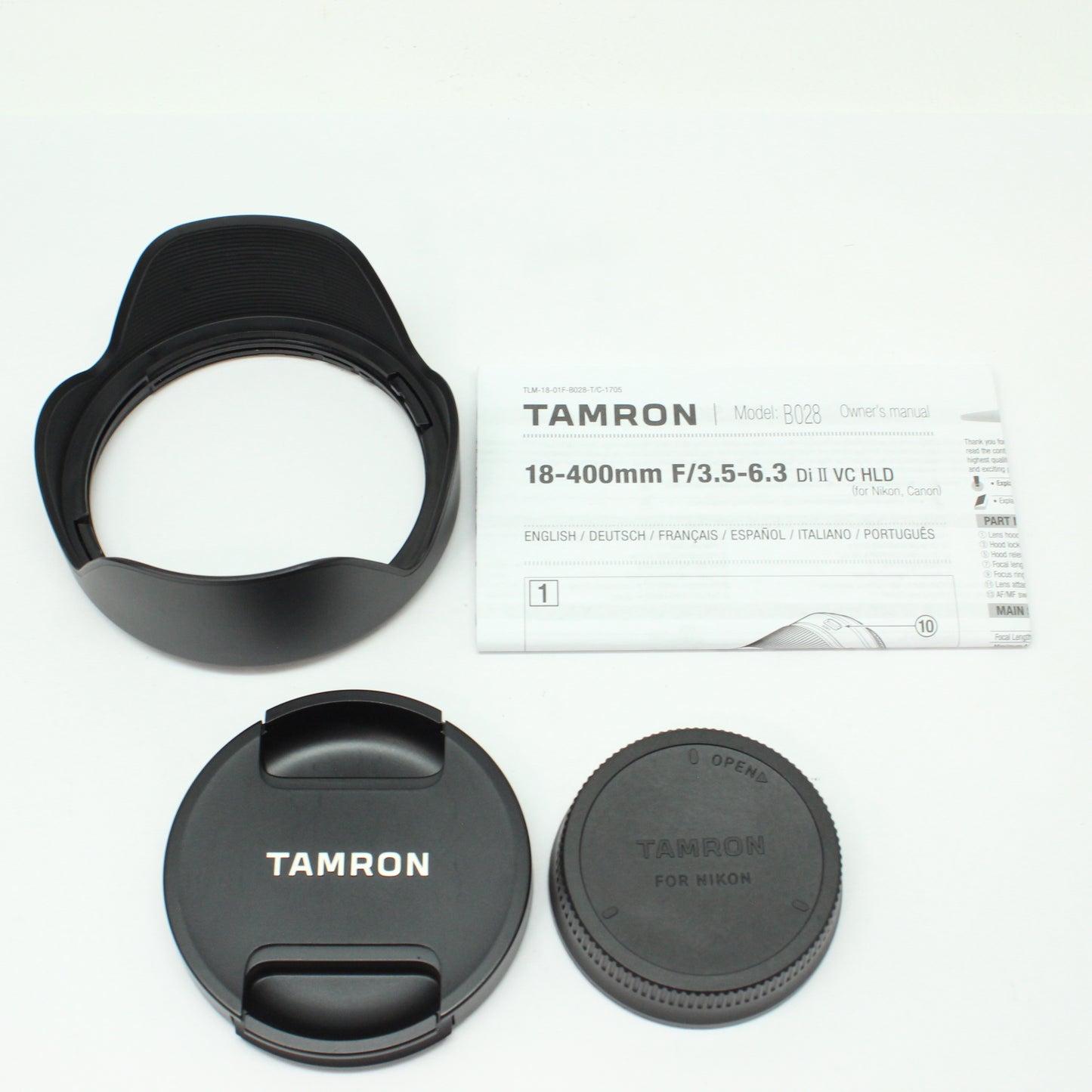 中古 TAMRON 18-400mm F3.5-6.3 Di II VC HLD (Nikon用)