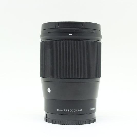 中古 SIGMA 16mm F1.4 DC DN (Eマウント)※予約商品