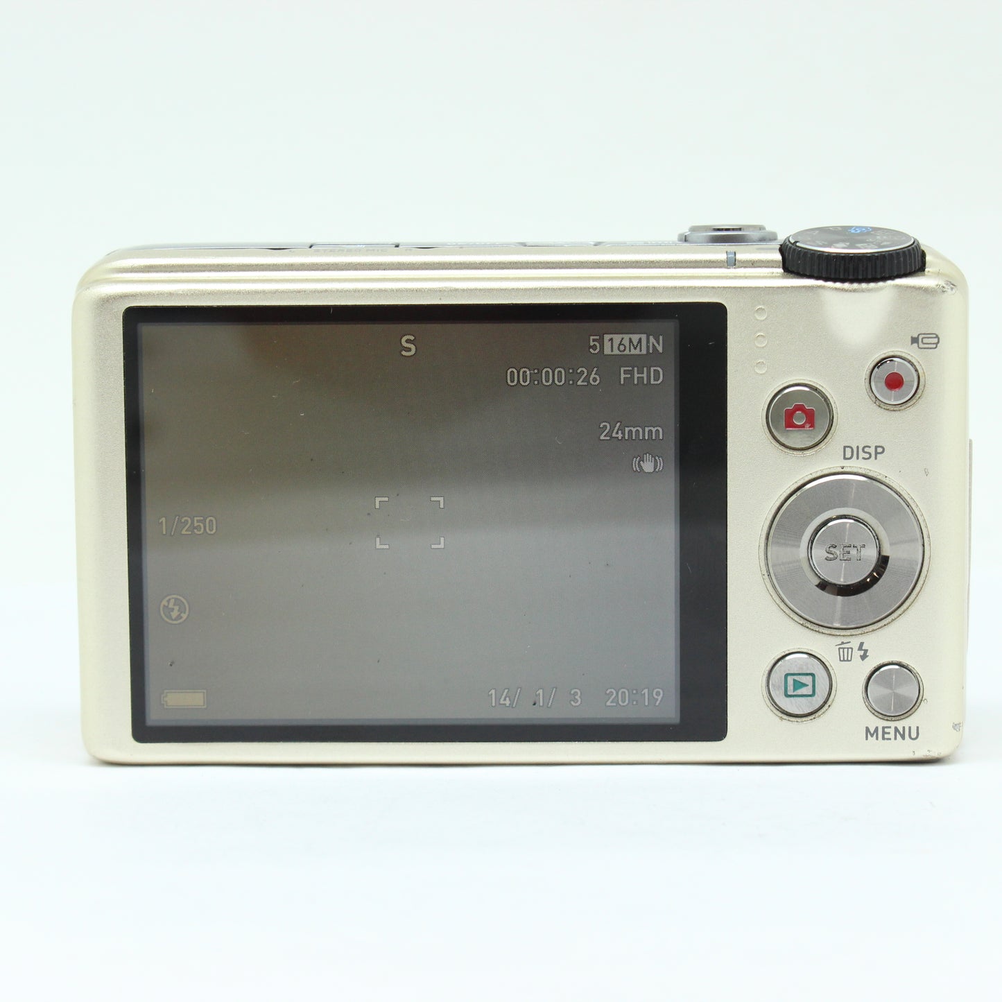 中古 CASIO EXILM EX-ZR500 ゴールド