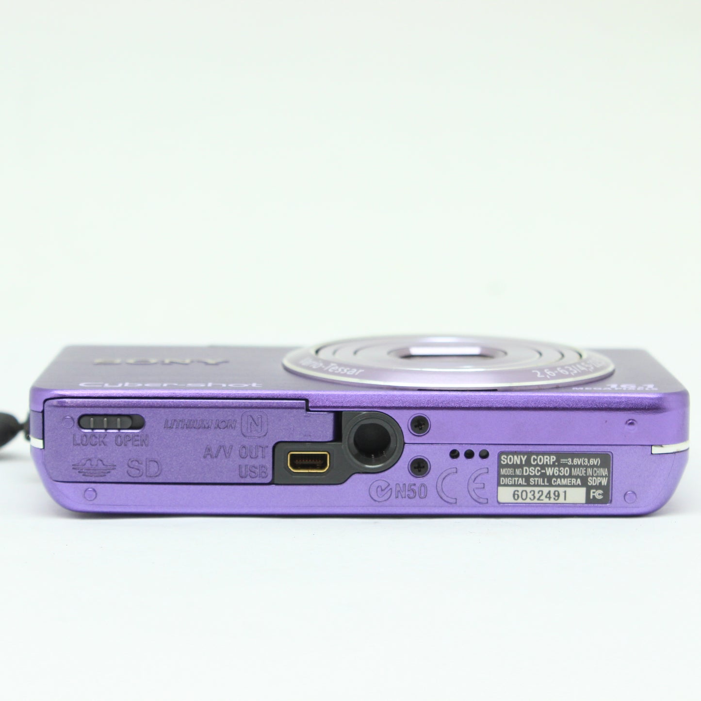 中古 SONY Cyber-Shot DSC W630 バイオレット