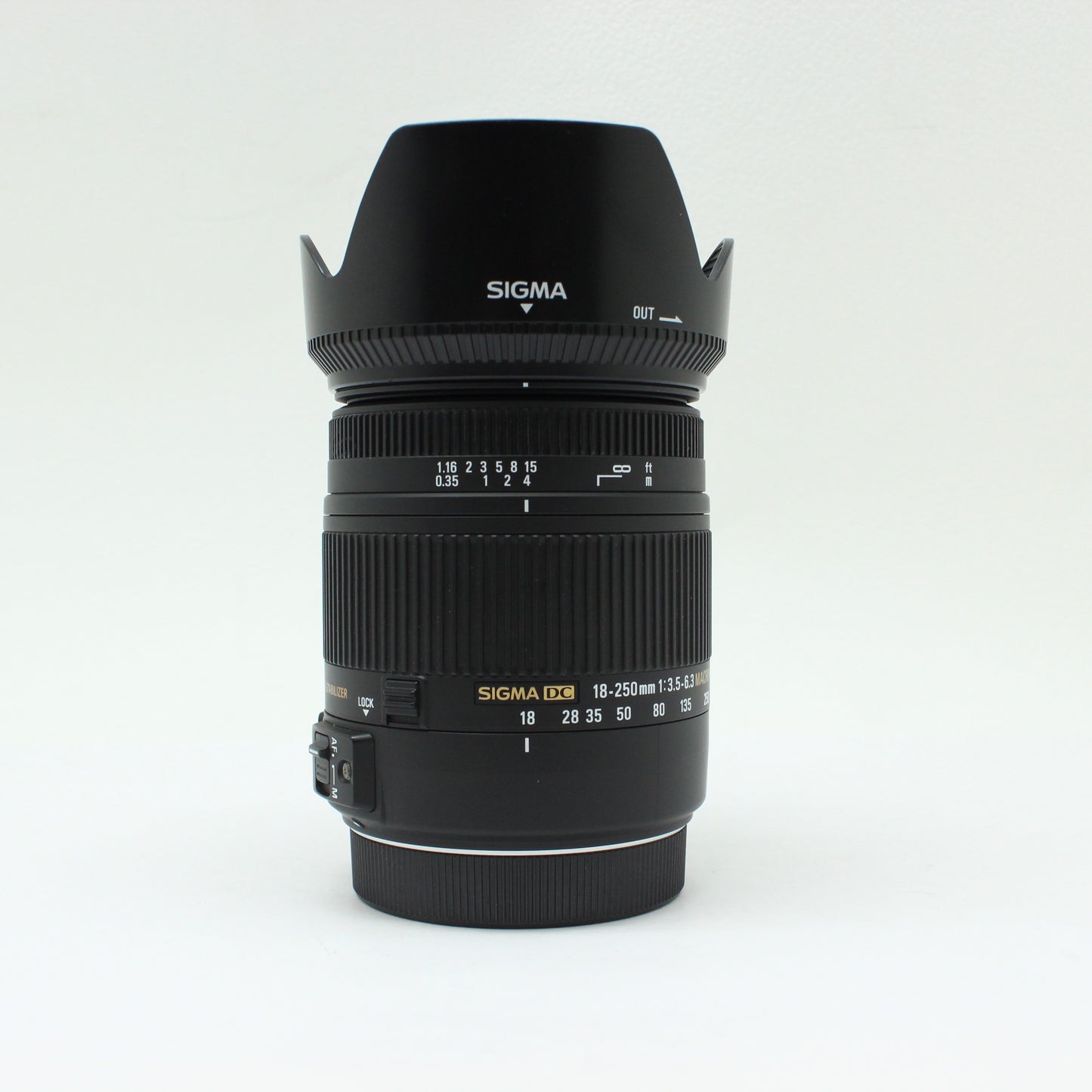 中古 SIGMA DC 18-250mm F3.5-6.3 MACRO HSM (Canon用)