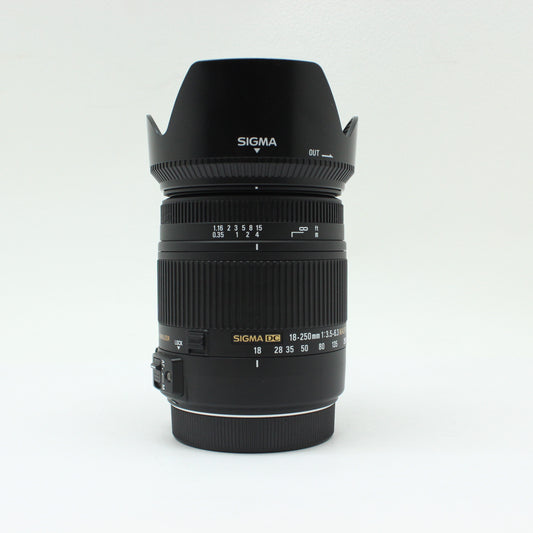 中古 SIGMA DC 18-250mm F3.5-6.3 MACRO HSM (Canon用)