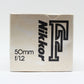 中古 Nikon Ai Nikkor 50mm F1.2
