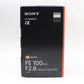 中古 SONY FE 100mm F2.8 MACRO GM OSS SEL 100M 28GM 【9月5日(土)YouTube生配信でご紹介】