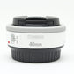 中古 Canon EF 40mm F2.8 STM ホワイト