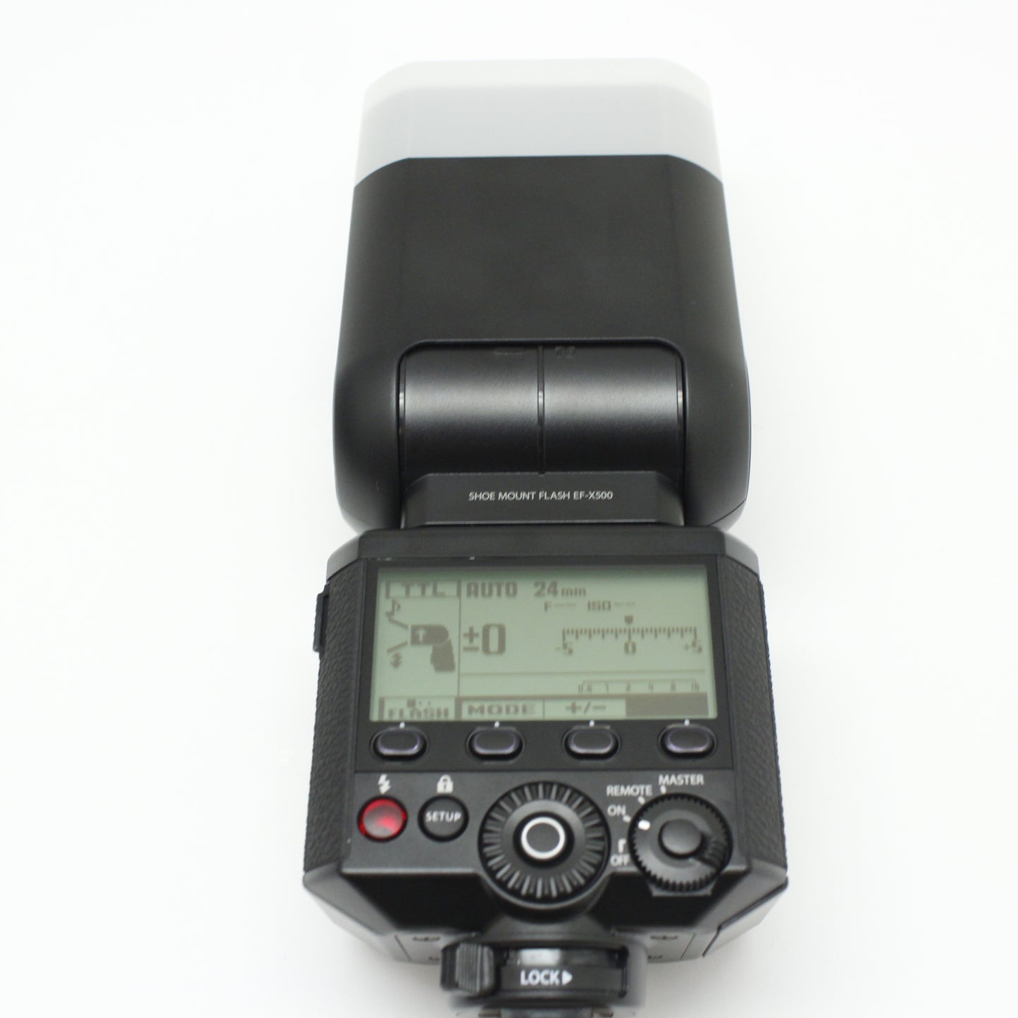 中古 FUJIFILM EF-X500 EF-BP1(バッテリーパック2個付き)　【9月20日(日)YouTube生配信でご紹介】