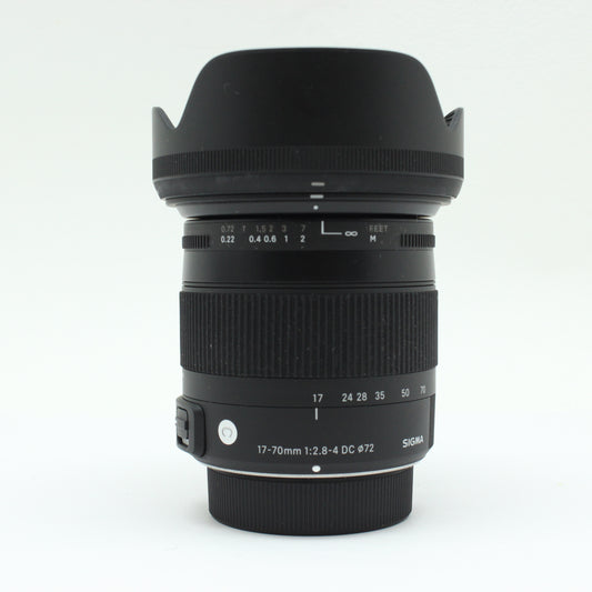 中古 SIGMA 17-70mm F2.8-4 DC MACRO OS HSM