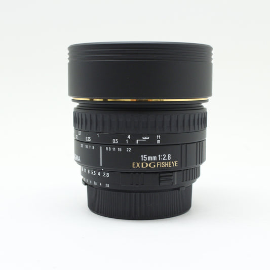 【unclecub様専用】中古 SIGMA 15mm F2.8 EX DG FISHEYE【9月26日(土)YouTube生配信でご紹介】