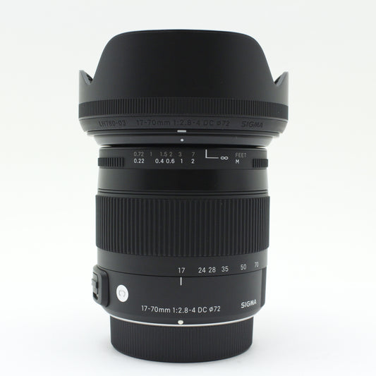 中古 SIGMA 17-70mm F2.8-4 DC MACRO HSM　【9月26日(土)YouTube生配信でご紹介】