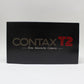 中古 CONTAX T2 チタンクローム　【9月26日(土)YouTube生配信でご紹介】