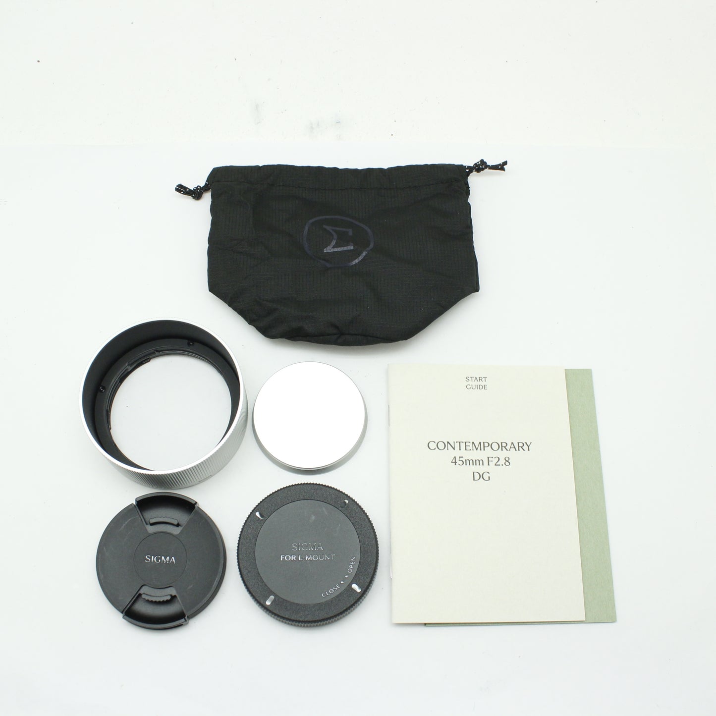 中古 SIGMA 45mm F2.8 DG Contemporary Lマウント シルバー【10月10日(土)YouTube生配信でご紹介】