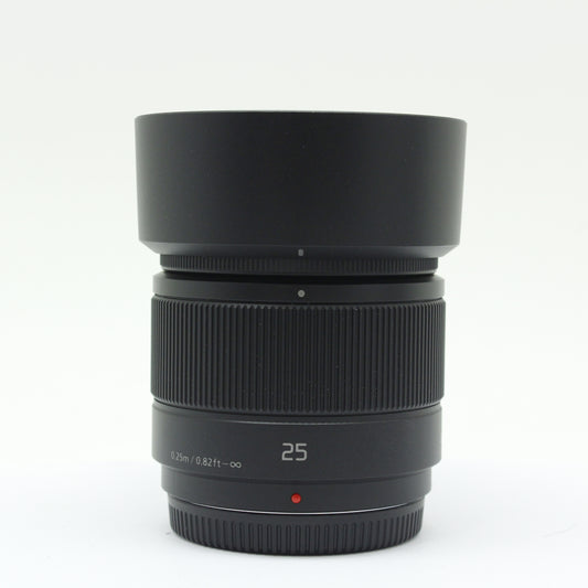 【動作確認済み】中古 Panasonic LUMIX G 25mm F1.7 ブラック ※予約商品