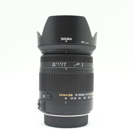 中古 SIGMA 18-250mm F3.5-6.3 DC HSM (K）