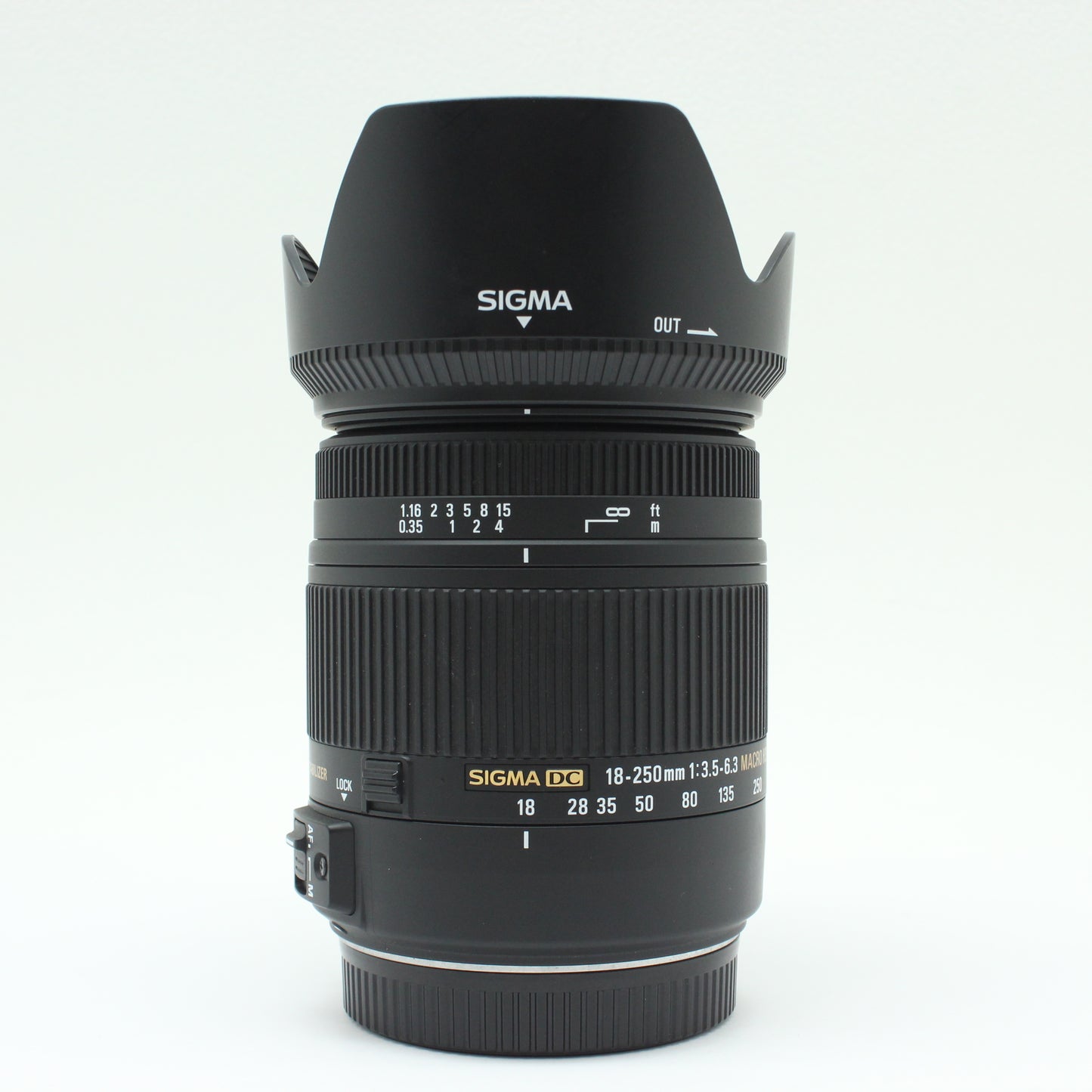 中古 SIGMA 18-250mm F3.5-6.3 DC OS HSM EF用